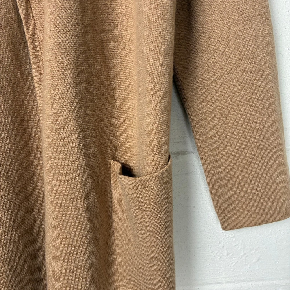 J. Crew Womens Juliette Collarless Blazer Sweater Size XS Brown Office - Picture 9 of 13
